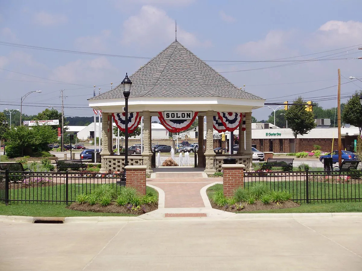 Concrete Paver Installation for a City of Solon Public Space